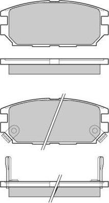 AISIN SN804P - Bremžu uzliku kompl., Disku bremzes ps1.lv