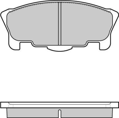 Roulunds Rubber 860881 - Bremžu uzliku kompl., Disku bremzes ps1.lv