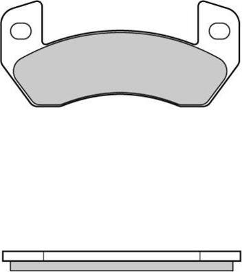 Japanparts JPP-008 - Bremžu uzliku kompl., Disku bremzes ps1.lv