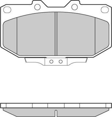 HELLA PAGID 8DB355035501 - Bremžu uzliku kompl., Disku bremzes ps1.lv