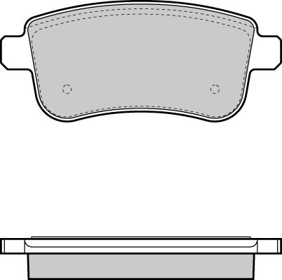 Pagid 8DB 355 025-421 - Bremžu uzliku kompl., Disku bremzes ps1.lv