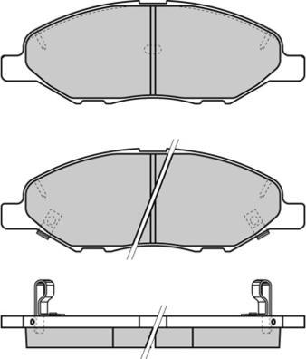 BRAKE FIT PD4371 - Bremžu uzliku kompl., Disku bremzes ps1.lv