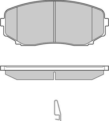 Akebono AN-736KE - Bremžu uzliku kompl., Disku bremzes ps1.lv