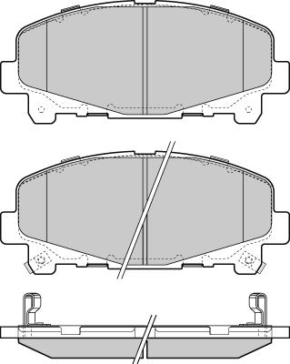 INTERBRAKE DP41693 - Bremžu uzliku kompl., Disku bremzes ps1.lv