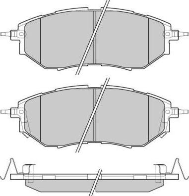 DJ Parts BP1839 - Bremžu uzliku kompl., Disku bremzes ps1.lv