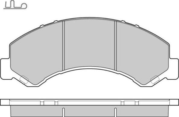 Japanparts JPA-916 - Bremžu uzliku kompl., Disku bremzes ps1.lv