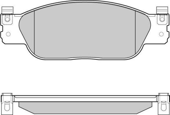 R Brake RB1561-071 - Bremžu uzliku kompl., Disku bremzes ps1.lv