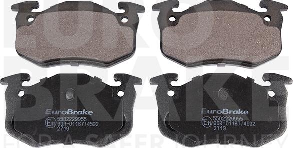 Eurobrake 5502229955 - Bremžu uzliku kompl., Disku bremzes ps1.lv