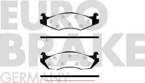 Eurobrake 5502229966 - Bremžu uzliku kompl., Disku bremzes ps1.lv