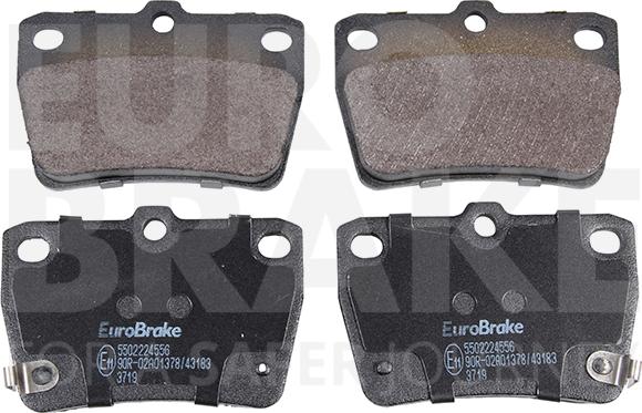 Eurobrake 5502224556 - Bremžu uzliku kompl., Disku bremzes ps1.lv