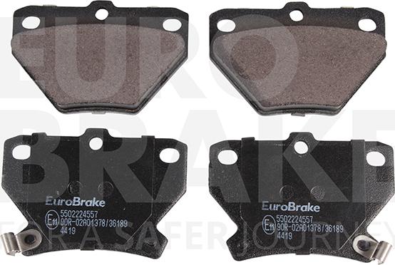 Eurobrake 5502224557 - Bremžu uzliku kompl., Disku bremzes ps1.lv