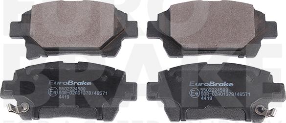 Eurobrake 5502224588 - Bremžu uzliku kompl., Disku bremzes ps1.lv