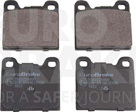 Eurobrake 5502224806 - Bremžu uzliku kompl., Disku bremzes ps1.lv