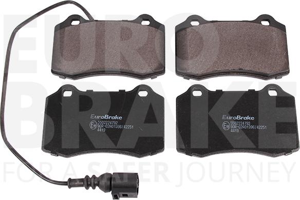 Eurobrake 5502224792 - Bremžu uzliku kompl., Disku bremzes ps1.lv