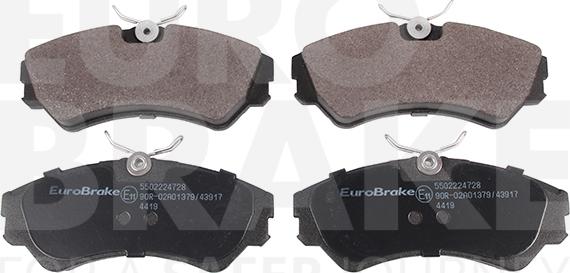 Eurobrake 5502224728 - Bremžu uzliku kompl., Disku bremzes ps1.lv