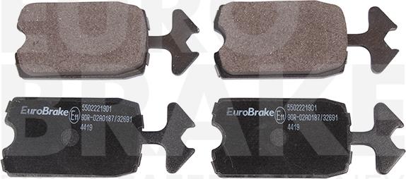 Eurobrake 5502221901 - Bremžu uzliku kompl., Disku bremzes ps1.lv