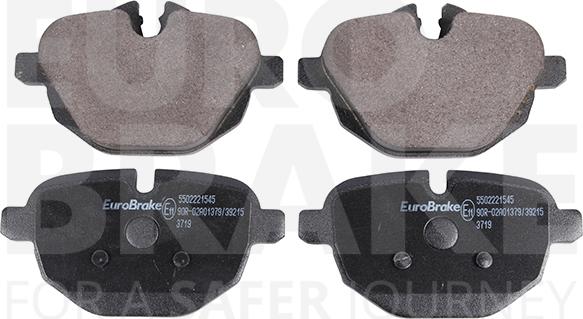 Eurobrake 5502221545 - Bremžu uzliku kompl., Disku bremzes ps1.lv