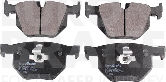 Eurobrake 5502221526 - Bremžu uzliku kompl., Disku bremzes ps1.lv