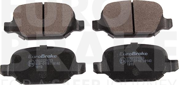 Eurobrake 5502221023 - Bremžu uzliku kompl., Disku bremzes ps1.lv