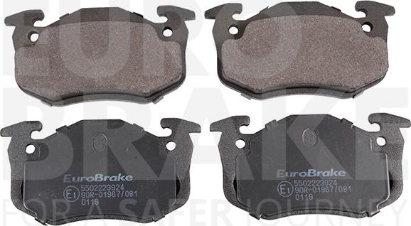 Eurobrake 5502223924 - Bremžu uzliku kompl., Disku bremzes ps1.lv