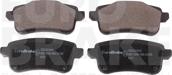 Eurobrake 5502223976 - Bremžu uzliku kompl., Disku bremzes ps1.lv