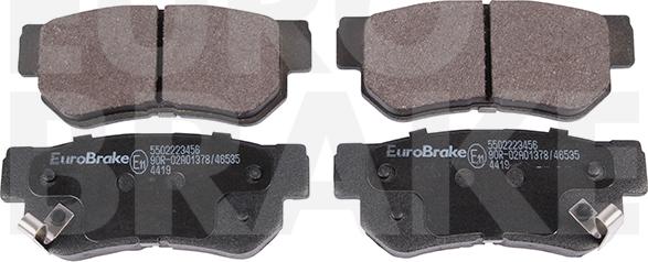 Eurobrake 5502223456 - Bremžu uzliku kompl., Disku bremzes ps1.lv