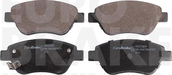 Eurobrake 5502223649 - Bremžu uzliku kompl., Disku bremzes ps1.lv