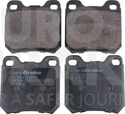 Eurobrake 5502223603 - Bremžu uzliku kompl., Disku bremzes ps1.lv