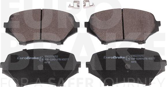 Eurobrake 5502223252 - Bremžu uzliku kompl., Disku bremzes ps1.lv