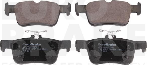 Eurobrake 5502222591 - Bremžu uzliku kompl., Disku bremzes ps1.lv