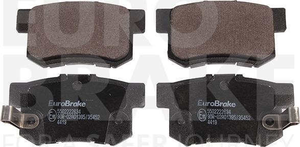 Eurobrake 5502222634 - Bremžu uzliku kompl., Disku bremzes ps1.lv