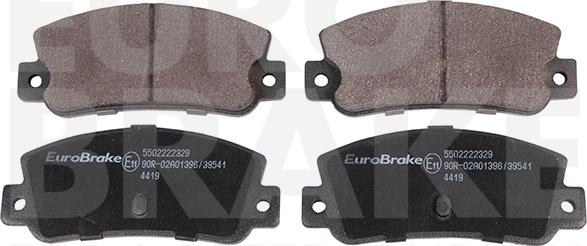 Eurobrake 5502222329 - Bremžu uzliku kompl., Disku bremzes ps1.lv