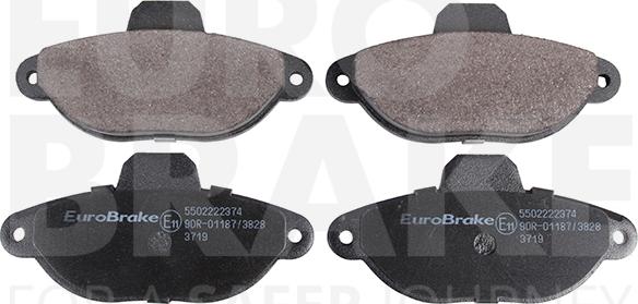 Eurobrake 5502222374 - Bremžu uzliku kompl., Disku bremzes ps1.lv