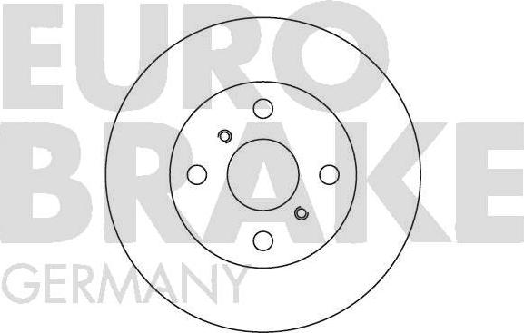 Eurobrake 5815204551 - Bremžu diski ps1.lv