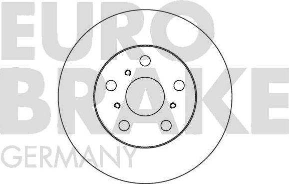 Eurobrake 5815204516 - Bremžu diski ps1.lv