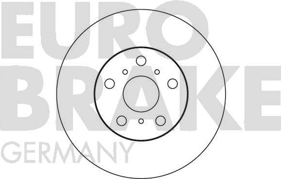 Eurobrake 5815204534 - Bremžu diski ps1.lv