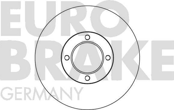 Eurobrake 5815204525 - Bremžu diski ps1.lv