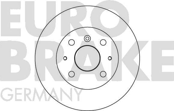 Eurobrake 5815205105 - Bremžu diski ps1.lv