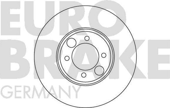 Eurobrake 5815201216 - Bremžu diski ps1.lv