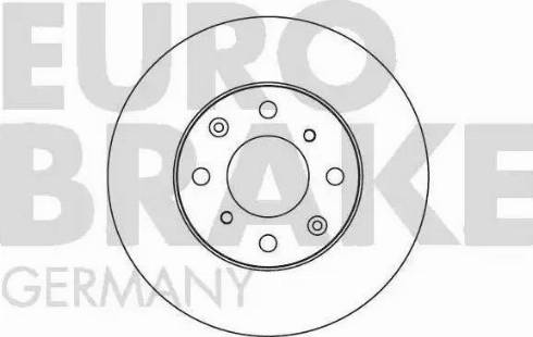 Eurobrake 5815202630 - Bremžu diski ps1.lv