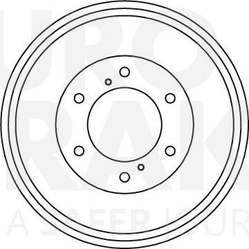 Eurobrake 5825262204 - Bremžu trumulis ps1.lv