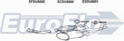 EuroFlo DUHIJ10 6001A - Izplūdes gāzu sistēma ps1.lv