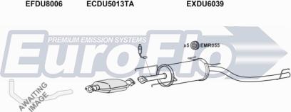 EuroFlo DUHIJ13 6008B - Izplūdes gāzu sistēma ps1.lv