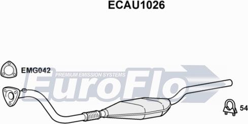 EuroFlo ECAU1026 - Katalizators ps1.lv