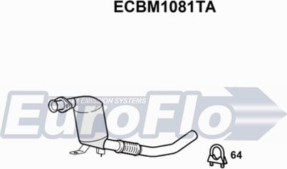 EuroFlo ECBM1081TA - Katalizators ps1.lv