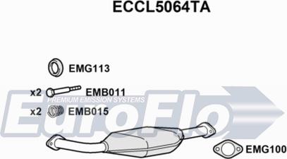 EuroFlo ECCL5064TA - Katalizators ps1.lv