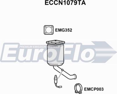 EuroFlo ECCN1079TA - Katalizators ps1.lv