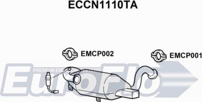 EuroFlo ECCN1110TA - Katalizators ps1.lv