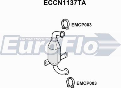 EuroFlo ECCN1137TA - Katalizators ps1.lv