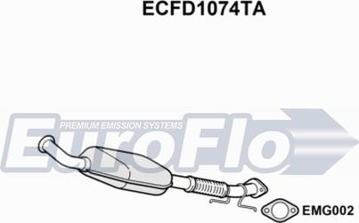 EuroFlo ECFD1074TA - Katalizators ps1.lv